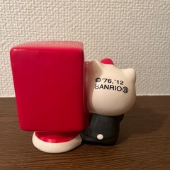 【レトロ】【レア】サンリオ　ハローキティ　陶器　貯金箱の画像