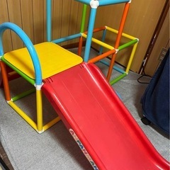にこにこブランコ ジャングルパーク滑り台セットの画像
