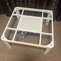 きまりました！こたつテーブル　コタツ　タテヨコ75cm リバーシブルの画像