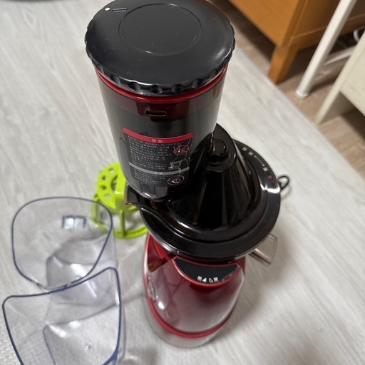 Kuvings ホールスロージューサー 赤 クビンス ホールスロージューサー レッド