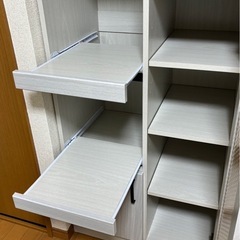 【ほぼ新品】レンジ台（レンジラック）完成品お渡し＆15km圏内無料配送可／TWO-ONE STYLE製の画像