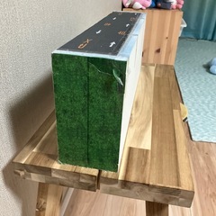 おもちゃ車の駐車場の画像