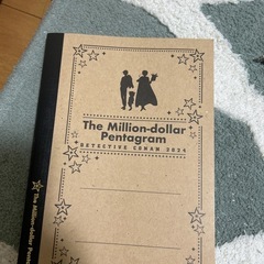 名探偵コナンノート2冊グッズハロウィンの花嫁100万ドルの五稜星の画像