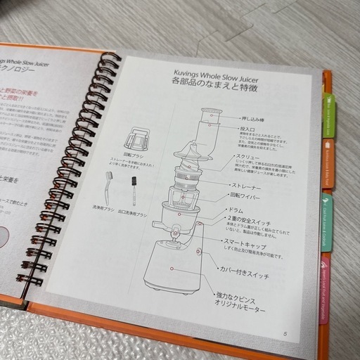 クビンス ホールスロージューサー レッド