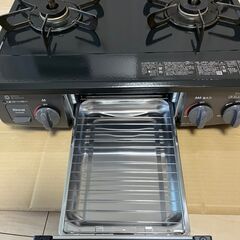 リンナイ ガステーブル ガスコンロ 都市ガス12A・13A用 KG35NBKR/13A ブラック の画像