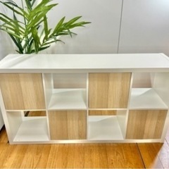 【美品IKEA】オシャレ収納家具　収納ボックス　縦横使用可能　定価25800円の画像