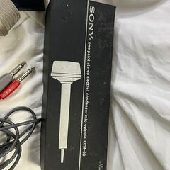 ソニー SONY ECM-99 ビンテージ ワンポイントステレオマイク　コンデンサマイクロフォン@Y左の画像