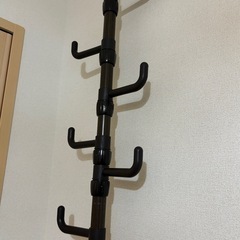 【商談中】ニトリ突っ張りポールハンガー(ダークブラウン)の画像