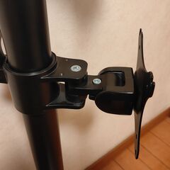 モニターアーム 上下2画面 デュアルモニターの画像