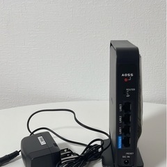 【wifiルーターセット】バッファロー ルーターWSR-1166DHPL2/D、エレコム スイッチングハブの画像
