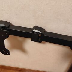モニターアーム左右2画面 デュアルモニターの画像
