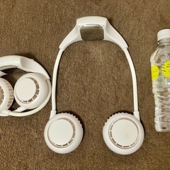 【ほぼ新品×2台】VATEENペルチェ式瞬時冷却ネッククーラー 充電式携帯扇風機 体感-9℃首掛けファンの画像