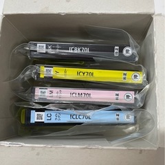 エプソン純正インク4色(さくらんぼ) 郵送可の画像