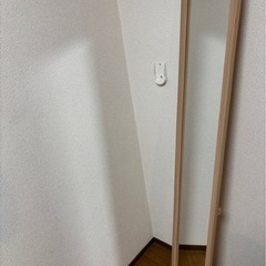 全身鏡 スタンドミラー 木製フレームの画像
