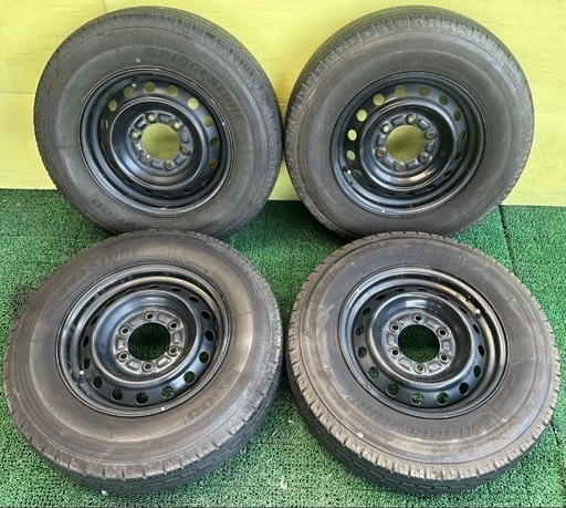 195/80R15 ノーマル　ブリヂストン　４本セット　200系ハイエース純正