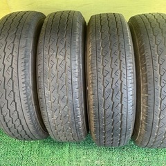 195/80R15 ノーマル　ブリヂストン　４本セット　200系ハイエース純正の画像