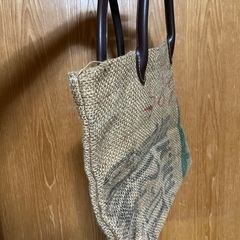 【未使用‼️】麻袋リサイクルトートバッグの画像