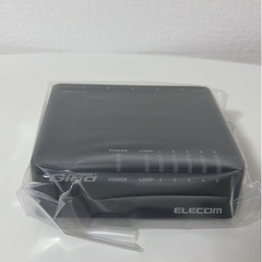 【wifiルーターセット】バッファロー ルーターWSR-1166DHPL2/D、エレコム スイッチングハブの画像