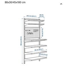 IKEA BRORブロール　　ラックセットの画像