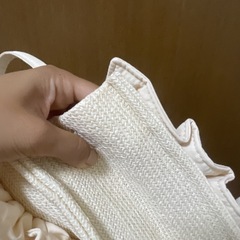 しまむら×辻希美　コラボかごバッグ(ショルダー紐なし)の画像