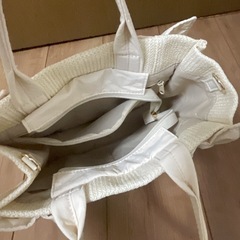 しまむら×辻希美　コラボかごバッグ(ショルダー紐なし)の画像