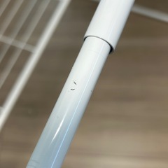 HEIAN SHINDO 押入れ収納棚 ハンガーパイプ付 横伸縮 ホワイト OHW-40 平安伸銅工業 の画像