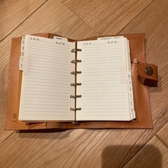 イルビゾンテ　ヌメ革　未使用　手帳の画像