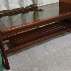 中古　ガラステーブル/大型水槽台の画像