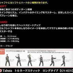 tabata トルネードスティック ゴルフ 練習器具の画像