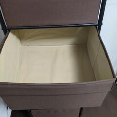衣類ハンガー引き出し付き　引き取り限定の画像