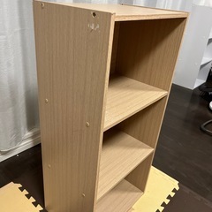 カラーボックス　3段の画像