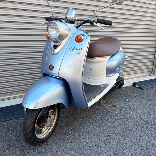 4142.お洒落可愛い　激速 ビーノ　バッテリー、シート新品　千葉県柏市　即日配送、自走引き取りも可能