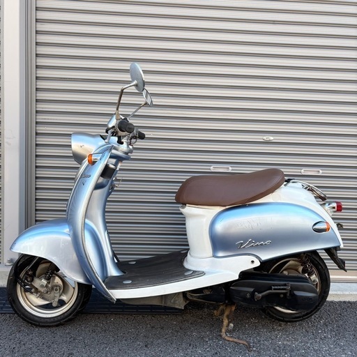 4142.お洒落可愛い　激速 ビーノ　バッテリー、シート新品　千葉県柏市　即日配送、自走引き取りも可能