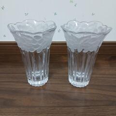 【７月中にお渡しできる方】 ガラス細工 食器&フラワーベースの画像