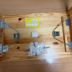 無印良品 パイン材 テーブルの画像