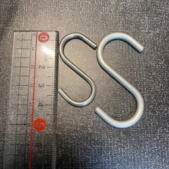 S字フック　まとめ売り　アルミニウム製　ステンレス製の画像