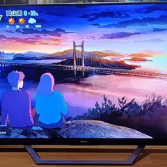 無料配送 美品!! 2020年製 Hisense 55U8F  ハイセンス55型4K液晶テレビ HDR10＋ Eilex PRISM搭載 Youtube Netflixの画像