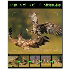 トレイルカメラ ソーラー式 野生動物観察 小型 防犯カメラ メモリーカード付きの画像