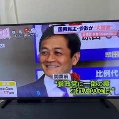 Panasonic 4K テレビ　40インチの画像