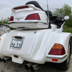 トライク、ゴールドウイング1800GL  、車の免許でOK、ヘルメット不要
の画像
