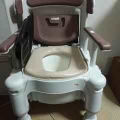 安寿ポータブルトイレFX30ベージュ色の画像