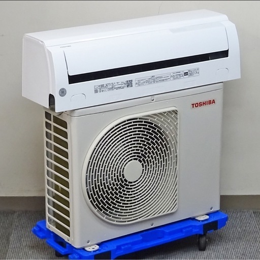 【取引完了
】(35)TOSHIBA【RAS-K221XBK】東芝 UV除菌 プラズマ空清 無線LAN内蔵 ルームエアコン おもに6畳用 2023年製 取付販売