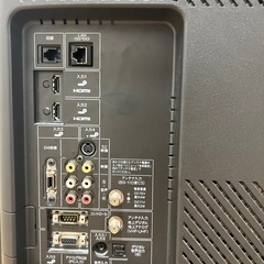 32インチ　2009年式　SHARP AQUOS 液晶カラーテレビ　黒　ブラックの画像