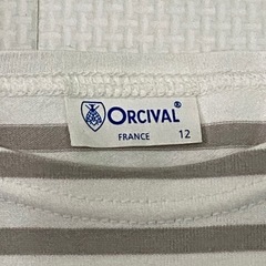 ORCIVAL オーシバル ボーダーキッズTシャツの画像