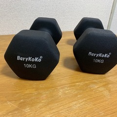 BeryKoKo  ヘックスダンベル 10キロ x 2 ！の画像