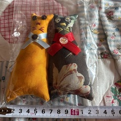 手作り？な猫マスコットの画像