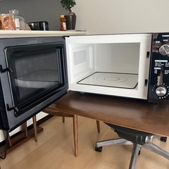 ツインバードDR-D278 ブラック 単機能電子レンジの画像