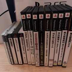 PS2本体＋ソフトまとめの画像