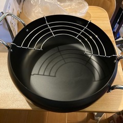 IH対応　天ぷら鍋 22cm 〜7/31の画像