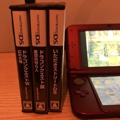 New Nintendo 3ds ll＋ソフト3本の画像